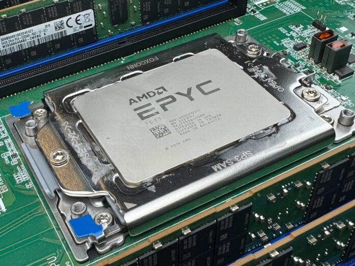 AMD EPYC 7C13 In Socket