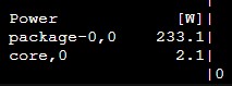 AMD EPYC 7C13 Stress Ng Package Power