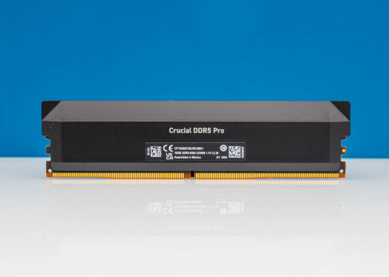 Crucial Pro 16GB DDR5 6000 DIMM Rear