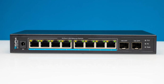 Gigaplus GP-S25-0802 8-port 2.5GbE and 2-port 10G Review