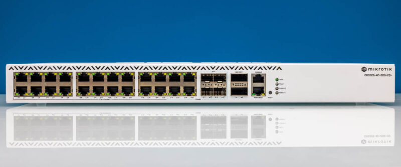 MikroTik CRS 326 4C+20G+2Q+RM Front