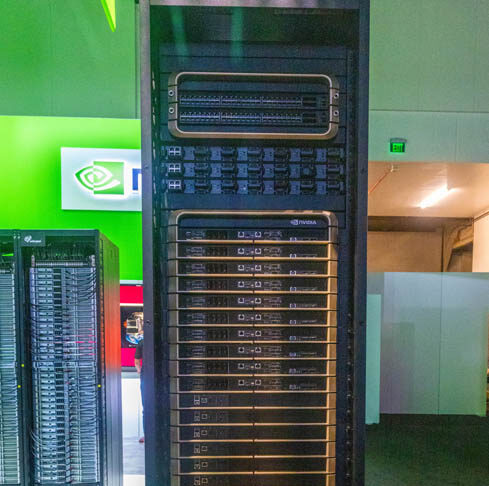 NVIDIA DGX GB200 NVL72 Front 1 - ServeTheHome