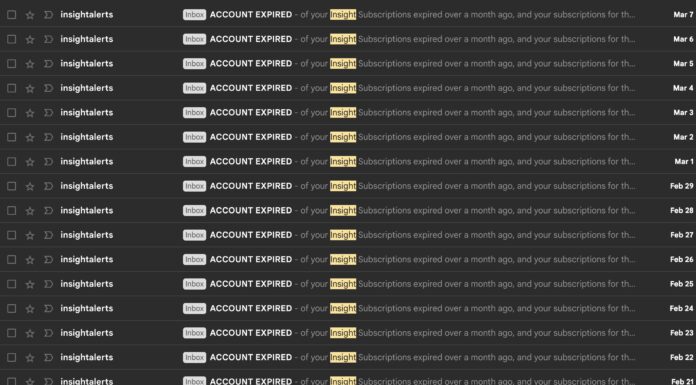 Netgear Insight Needs to Change Netgear Insight Daily ACCOUNT EXPIRED Reminders