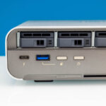 QNAP TBS H574TX Front Thunderbolt USB Copy Power Buttons 3