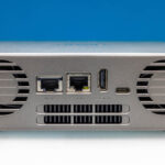 QNAP TBS H574TX Rear 10GbE 2.5GbE HDMI Thunderbolt 4 1