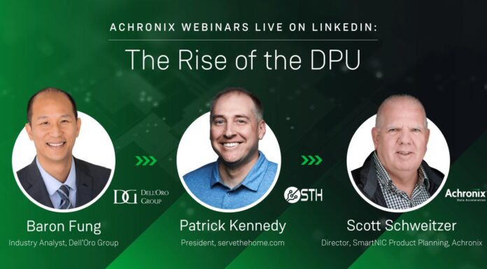 Talking DPUs this week with Achronix Rise Of The DPU Webinar 2024 03 28