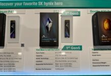 SK hynix Platinum P51 PCIe Gen5 M.2 NVMe SSD Shown SK Hynix P51 PCIe Gen5 M.2 SSD At NVIDIA GTC 2024