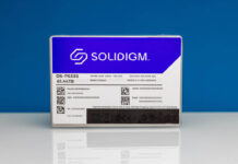 Solidigm D5-P5336 61.44TB SSD Review Hard Drives Lost Solidigm D5 P5336 61.44TB NVMe SSD Label