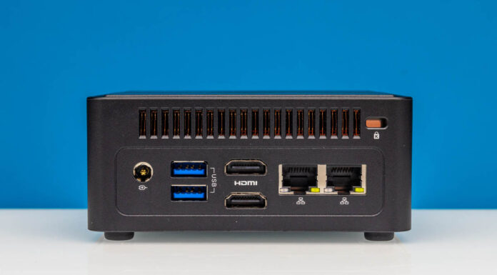 ASRock Industrial NUC BOX-155H Mini PC Review ASRock Industrial NUC BOX 155H Rear