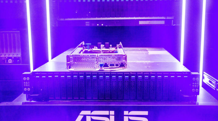 ASUS NVIDIA Servers at GTC 2024 ASUS RS720QN E11 RS24U Front GTC 2024 1