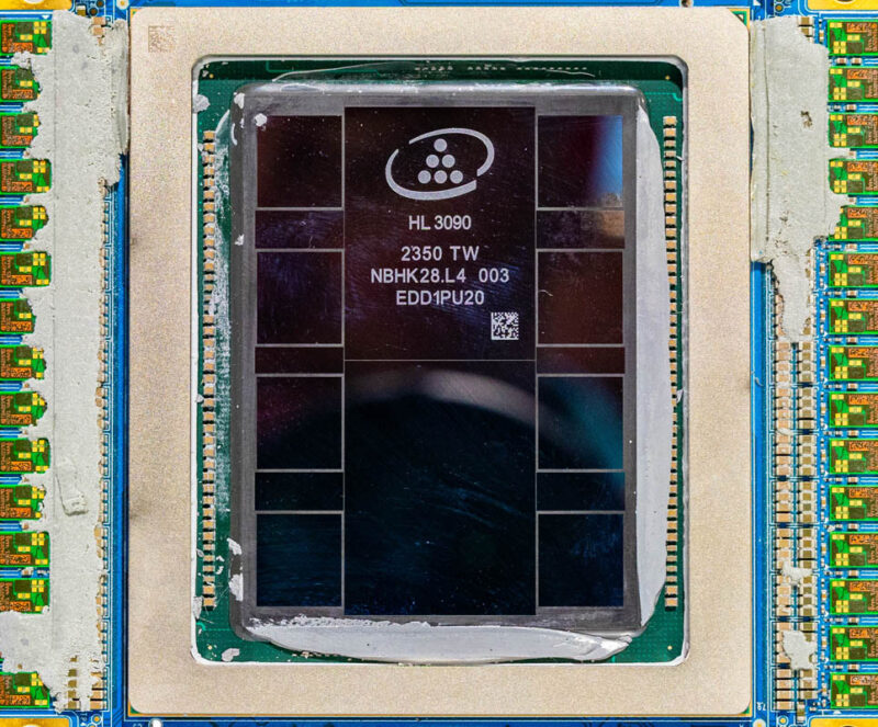 Intel Gaudi 3 OAM Working Sample Package Close 1