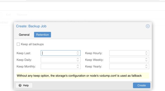 Backup Proxmox VE VMs Quickly and Easily Proxmox VE Backup Retention Options