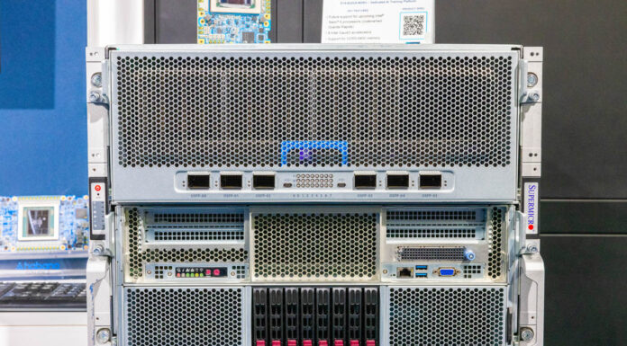 Supermicro X14 Servers Shown at Intel Vision 2024 Including a Big Surprise Supermicro SYS 822GA NGR3 Intel Gaudi 3 8 Way 2