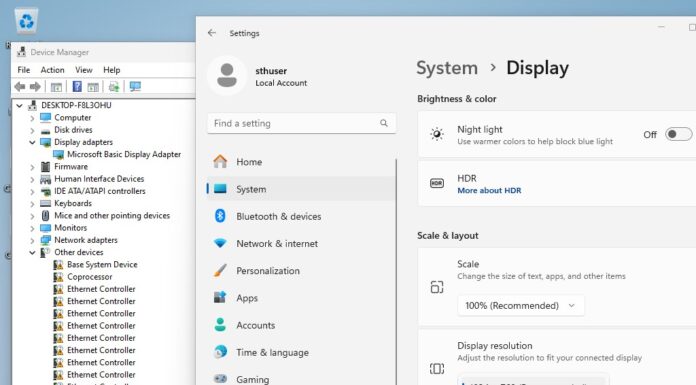 How to Install the ASPEED Windows 11 VGA Driver for Better Video Microsoft Basic Display Driver ASPEED AST2400 BMC Video