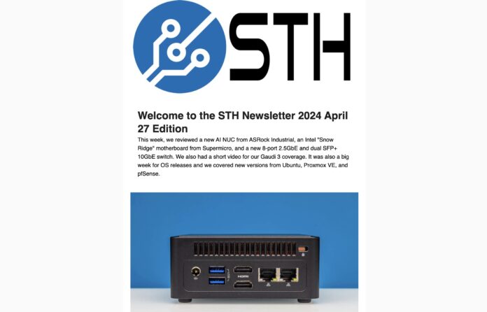 STH Newsletter 2024 04 27 Cover