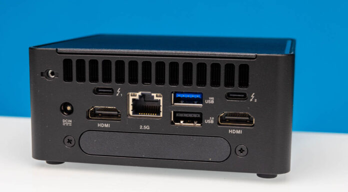 ASUS NUC 14 Pro Review A Refined Mini PC ASUS NUC 14 Pro Rear 3