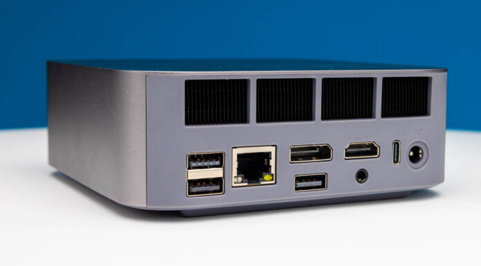 Beelink SER8 Review AMD Ryzen 7 8845HS Powered Mini PC Beelink SER8 Rear 2