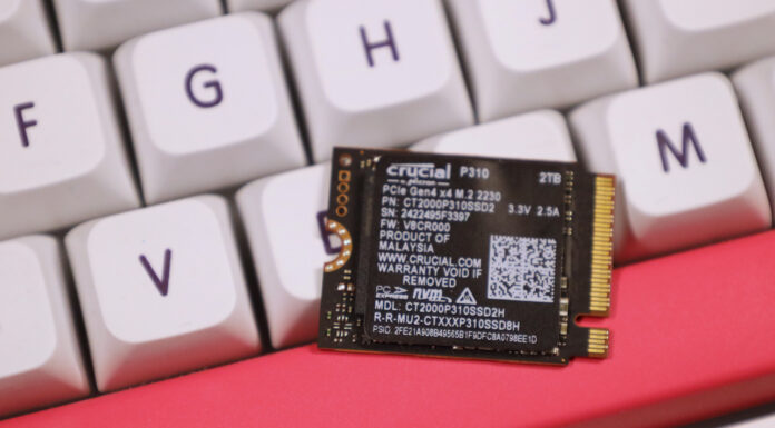 Crucial P310 Review A Tiny 2TB M.2 2230 NVMe SSD Crucial P310 2TB