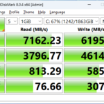 Crucial P310 2TB CrystalDiskMark 1GB