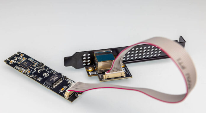 IOCrest 5GbE M.2 Adapter Review A Different Realtek RTL8126 NIC IOCrest RTL8126 M.2 Connected