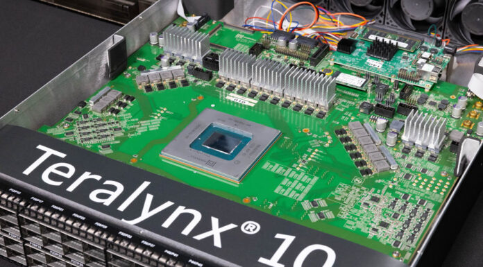 Inside a Marvell Teralynx 10 51.2T 64-port 800GbE Switch Marvell Teralynx 10 Internal Overview Angle
