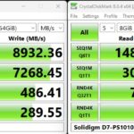 Solidigm D7 PS1010 7.68TB CrystalDiskMark 1GB And 8GB