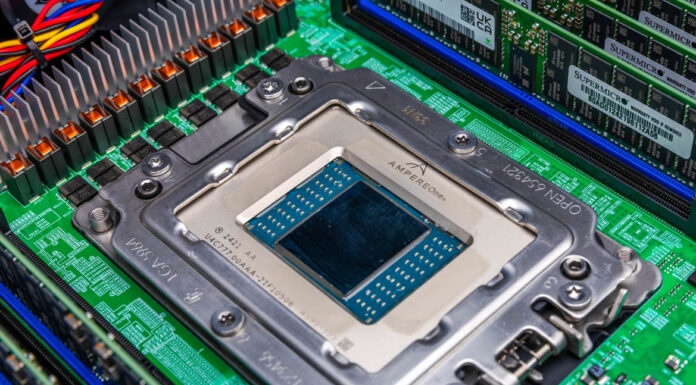 This is Ampere AmpereOne A192-32X a 192 Core Arm Server CPU Ampere AmpereOne A192 32X In Supermicro Socket LGA5964 2