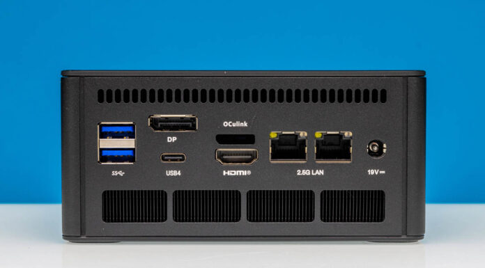 Minisforum UM890 Pro Review Re-Architected AMD Ryzen 8945HS Mini PC Minisforum UM890 Pro Rear 2