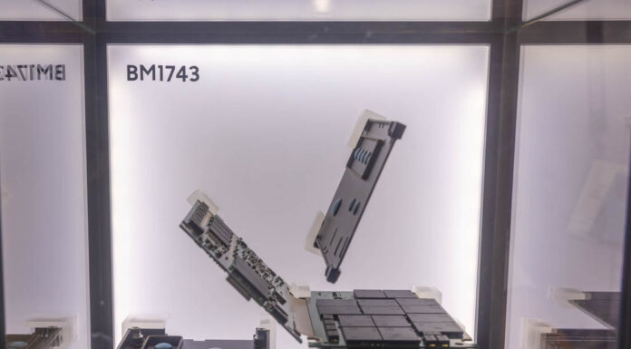Samsung BM1743 Shows How a 128TB NVMe SSD is Made Samsung BM1743 At FMS 2024 1