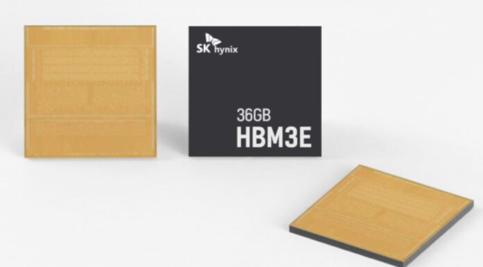 New 36GB SK hynix HBM3E 12-High in Volume Production SK hynix HBM3E 36GB Cover