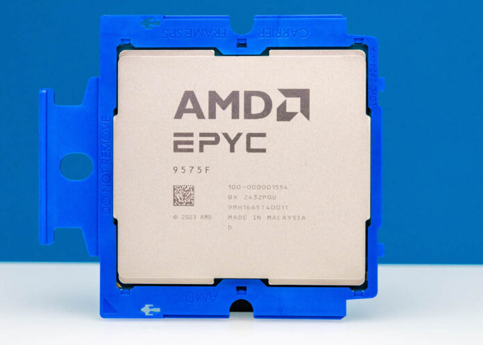 AMD EPYC 9575F Front 1