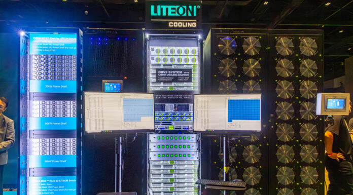 LITEON Shows NVIDIA GB200 NVL72 Rack at OCP Summit 2024 LITEON At OCP 2024 Liquid Cooled Rack Solutions