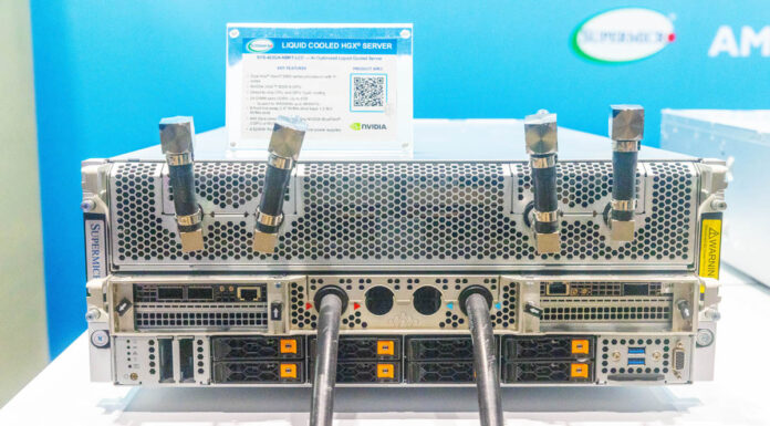 The Top NVIDIA HGX B200 Server Supermicro SYS-422GA-NBRT-LCC at OCP 2024 Supermicro SYS 422GA NBRT LCC At OCP 2024 4