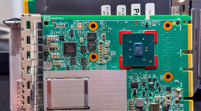 This is the Meta FBNIC 4x 100G Multi-Host Adapter by Marvell Meta FBNIC At OCP Summit 2024 12