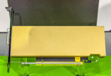 This is the Next-Gen NVIDIA ConnectX-8 SuperNIC for 800Gbps Networking NVIDIA ConnectX 8 SuperNIC Front At SC24 1