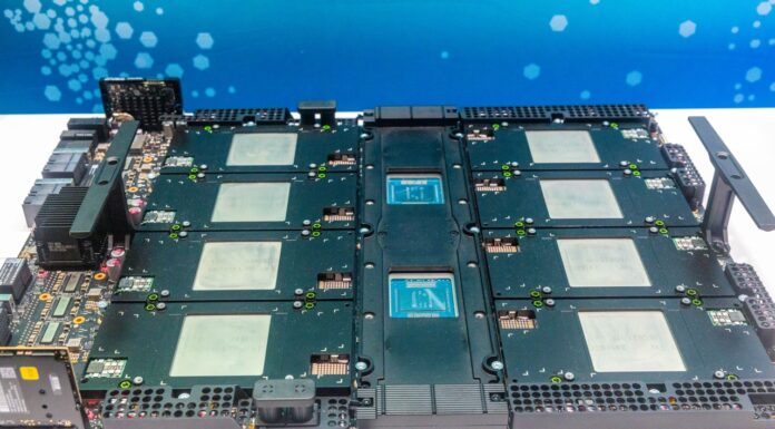 New Shots of the NVIDIA HGX B200 NVIDIA HGX B200 Without Cooling 1 Large