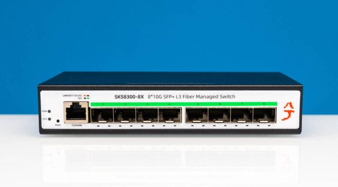 XikeStor SKS8300-8X Review a Sub $90 8-port Managed 10G Switch XikeStor SKS8300 8X Front
