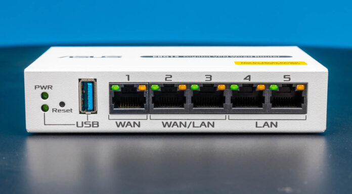 ASUS EBG15 Tiny Router Quick Look ASUS EBG15 Front