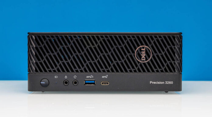 Dell Precision 3260 Compact Review Dell Precision 3260 Compact Front 1