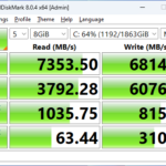 Kingston Fury Renegade 2TB CrystalDiskMark 8GB