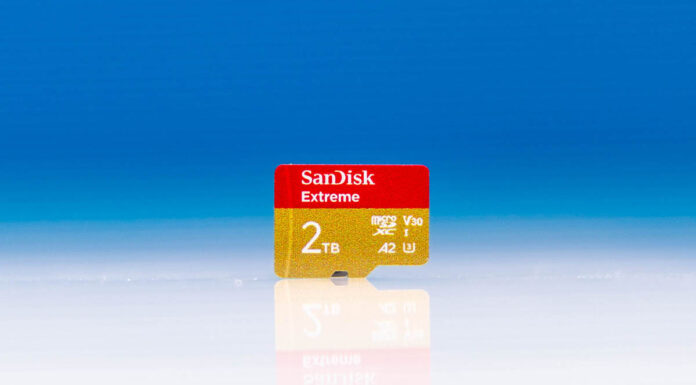 Tiny SanDisk Extreme 2TB microSDXC is Fast and Small SanDisk Extreme 2TB MicroSDXC Front Small 2