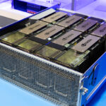 Supermicro SYS 821GE TNHR NVIDIA HGX H200 8 GPU Angle