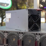 Supermicro SYS 821GE TNHR Rear PSU Sized Fan Angle