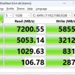 WD Black SN7100 2TB CrystalDiskMark 1GB
