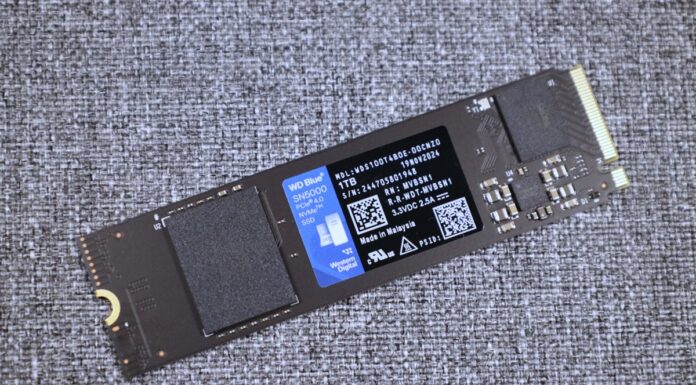 WD Blue SN5000 1TB NVMe SSD Review WD Blue SN5000 1TB Cover