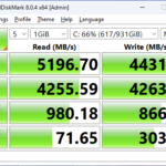 WD Blue SN5000 1TB CrystalDiskMark 1GB