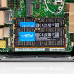 ASRock Industrial NUC BOX 255H Crucial CSODIMMs Installed