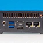 ASRock Industrial NUC BOX 255H Rear 1