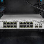 Kenuco SOHO Mini 10in Rack MikroTik CSS318 Fitting