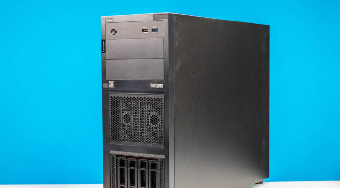 Lenovo ThinkSystem ST250 V2 Review Lenovo ThinkSystem ST250 V2 Front
